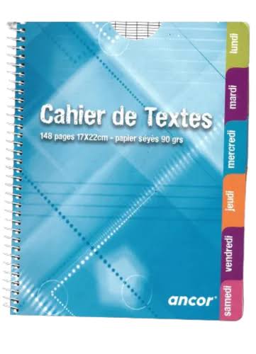Cahier de Texte et agenda 